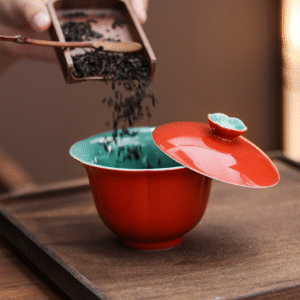 Forbidden City Red Flower Single Gaiwan rmb:26 Forbidden City Red Flower Set Gaiwan:38