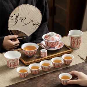 Dunhuang rubbings tea art set